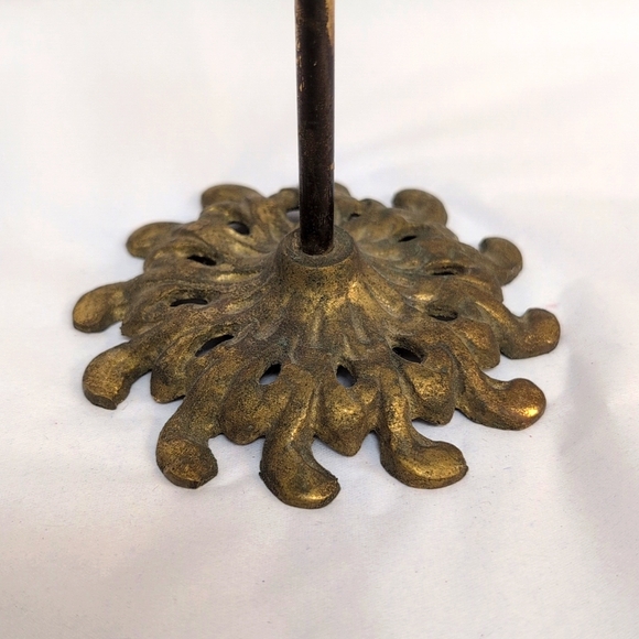 Brass 3 ring towel holder - Picture 4 of 8
